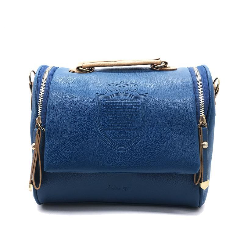 Casual Women Solid Cover Messenger Handbag