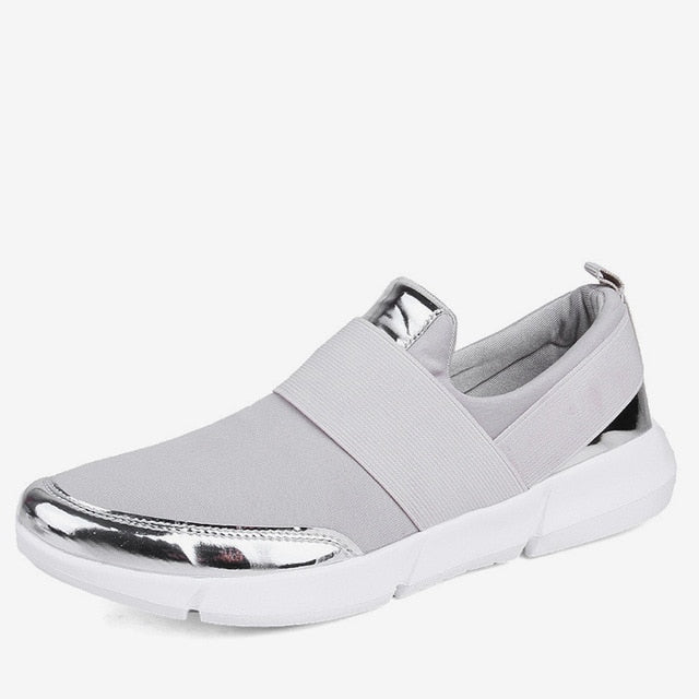 Women's Slip-On Casual Comfort Breathable Stretch Fit Sneakers