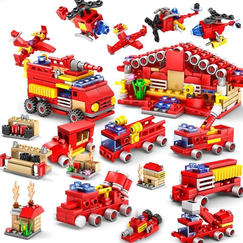 Lego City Fire Station Building Blocks Sets
