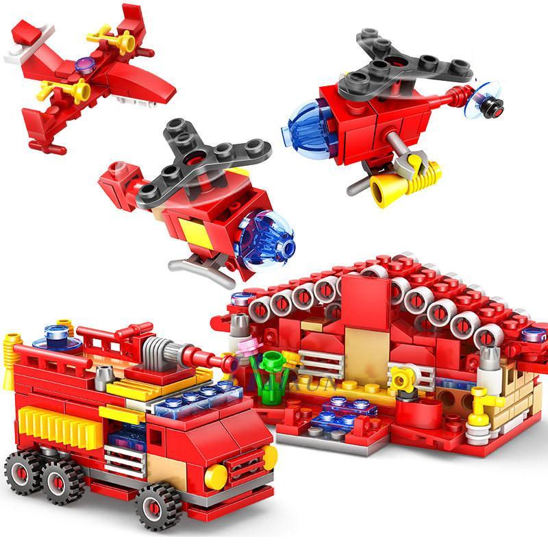 Lego City Fire Station Building Blocks Sets