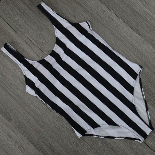 Women's One Piece Backless Swimsuit