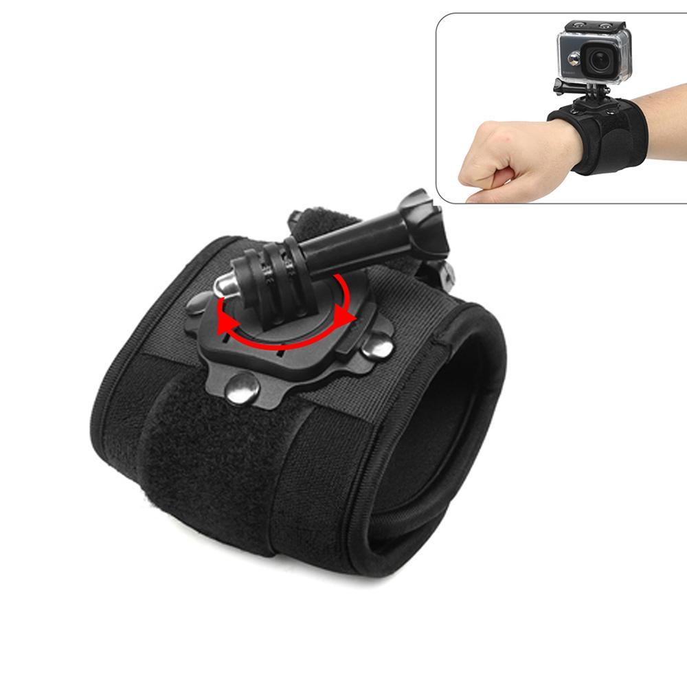 360 Degree Rotating Wrist Strap Action Camera Mount