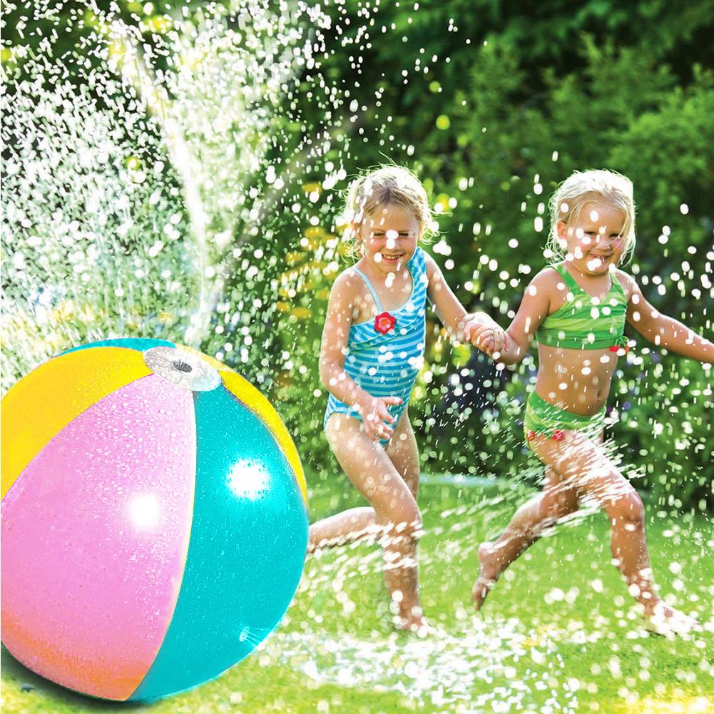Inflatable PVC Water Spray Beach Ball
