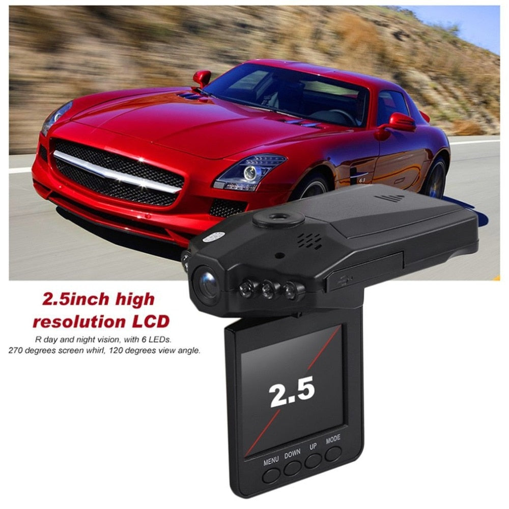 CMOS 2.5 inch HD LED Car Dashboard Camcorder DVR