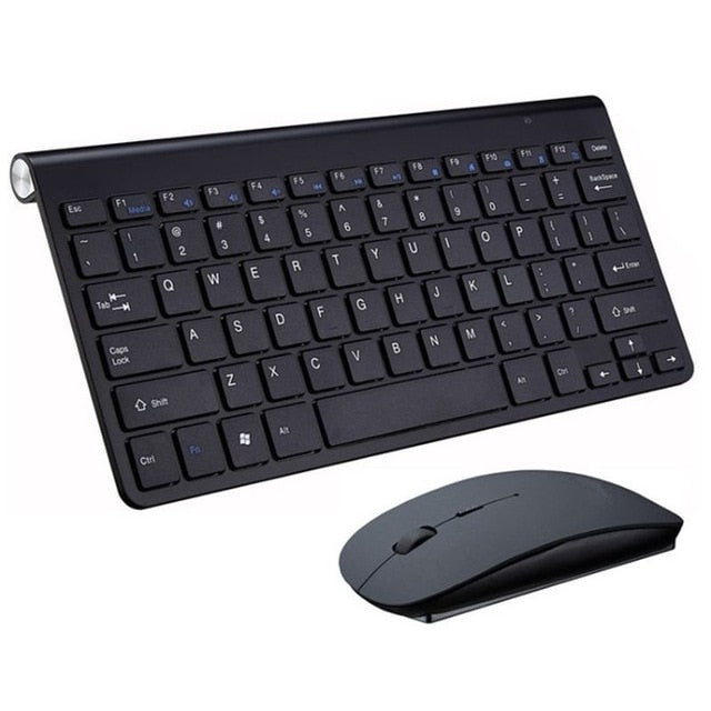 Mini 2.4Ghz Wireless Slim Keyboard Mouse Combo Set