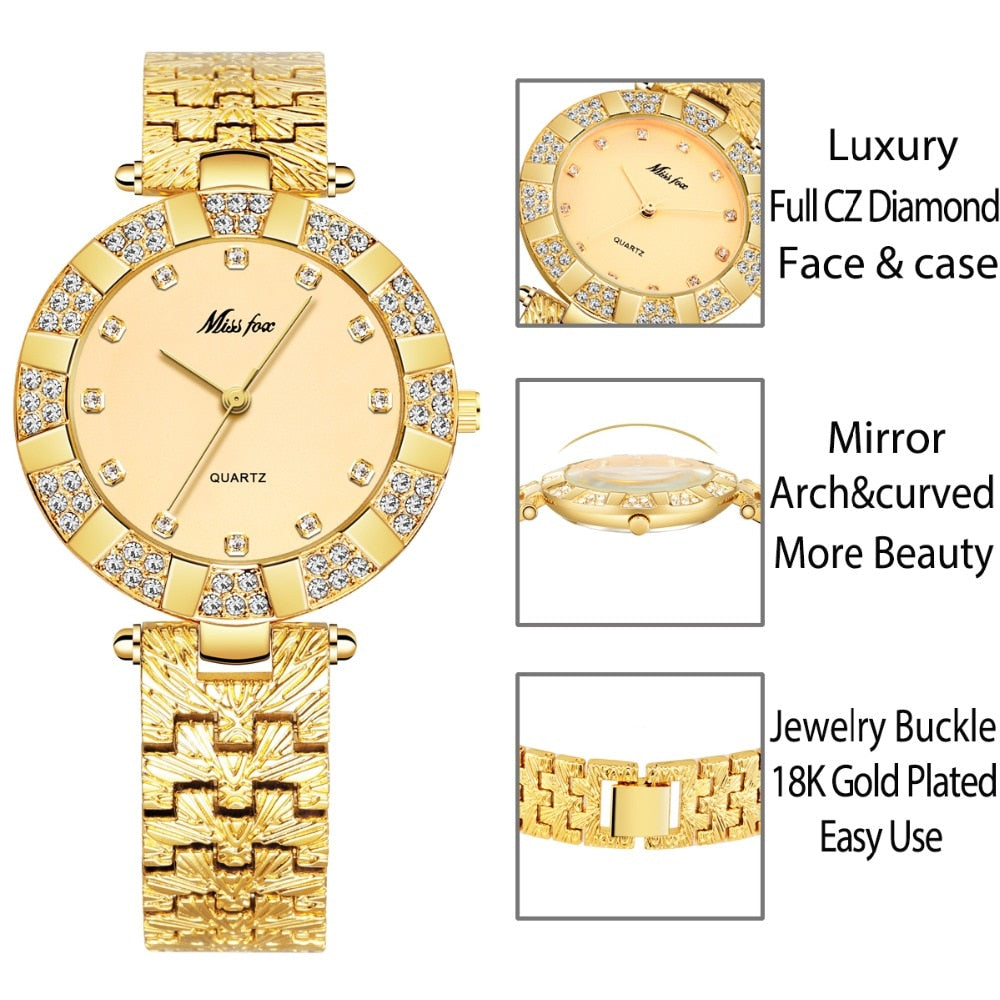 Women's Luxury Fashion Quartz Bracelet Watch