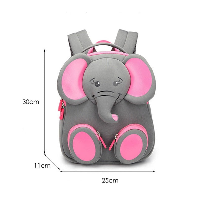 Children's 3D Animal Cartoon Backpack