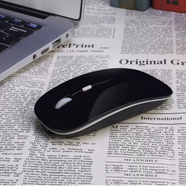 Rechargeable Quiet Click Slim Wireless Mouse