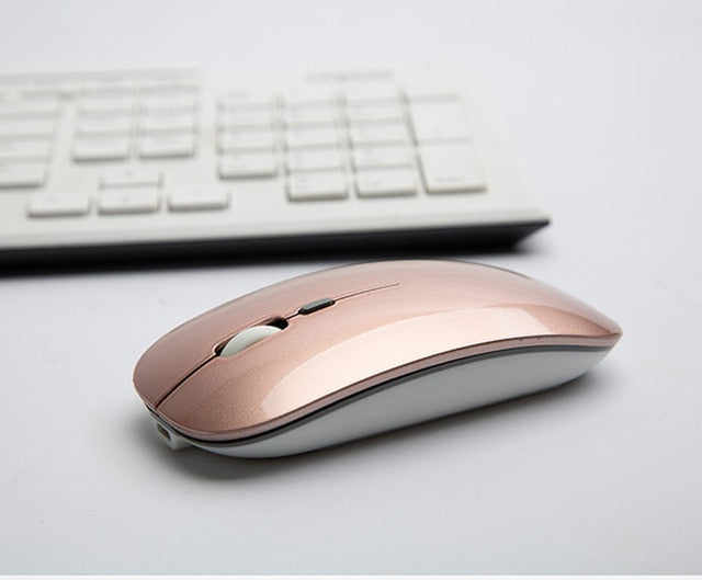 Rechargeable Quiet Click Slim Wireless Mouse