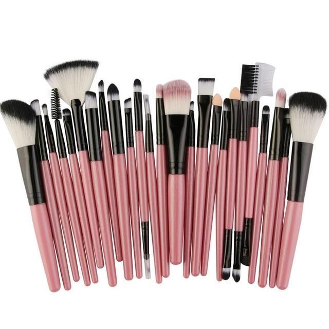 25 Piece: Makeup Beauty Brush Kit