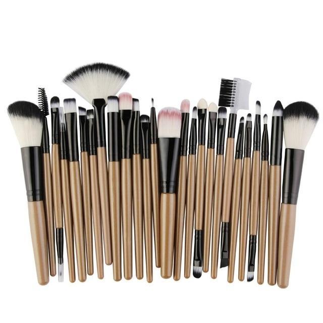 25 Piece: Makeup Beauty Brush Kit