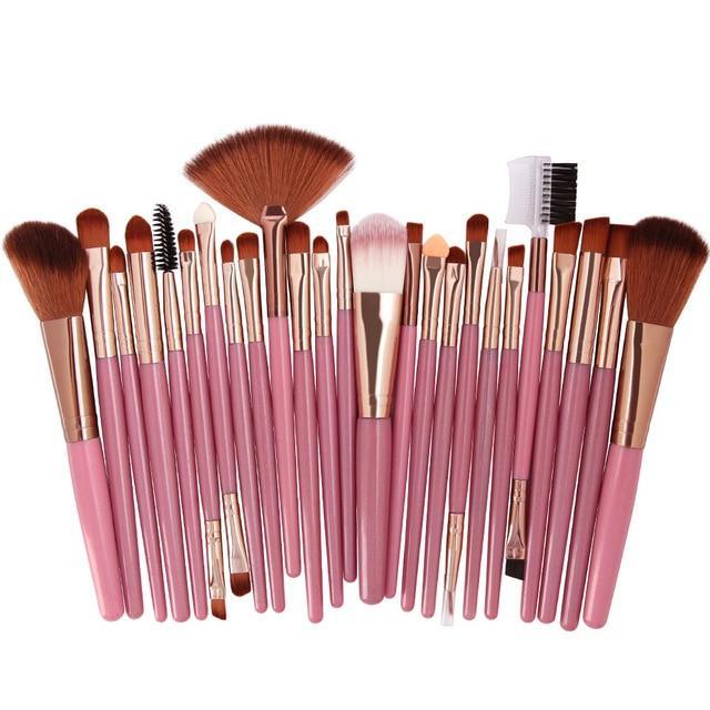 25 Piece: Makeup Beauty Brush Kit