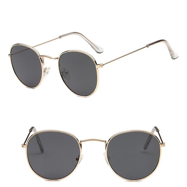 LeonLion 2019 Metal Round Vintage Sunglasses Women Mirror Classic Retro Street Beat Glasses Men Glasses Driving Oculos De Sol