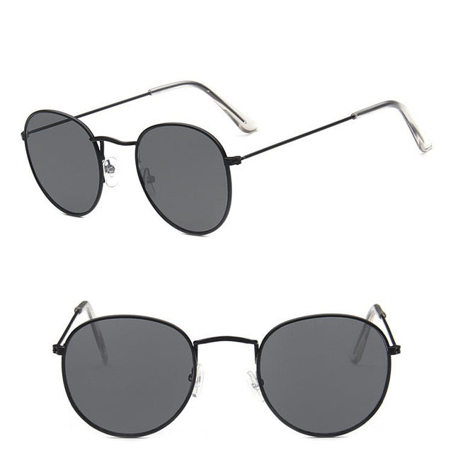 LeonLion 2019 Metal Round Vintage Sunglasses Women Mirror Classic Retro Street Beat Glasses Men Glasses Driving Oculos De Sol