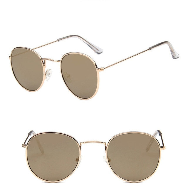 LeonLion 2019 Metal Round Vintage Sunglasses Women Mirror Classic Retro Street Beat Glasses Men Glasses Driving Oculos De Sol