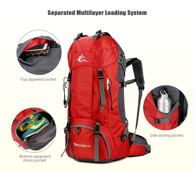 Waterproof Outdoor Mountaineering Survival Backpack