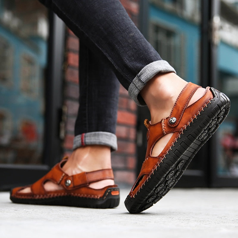 Men's Leather Classic Soft Summer Sandals
