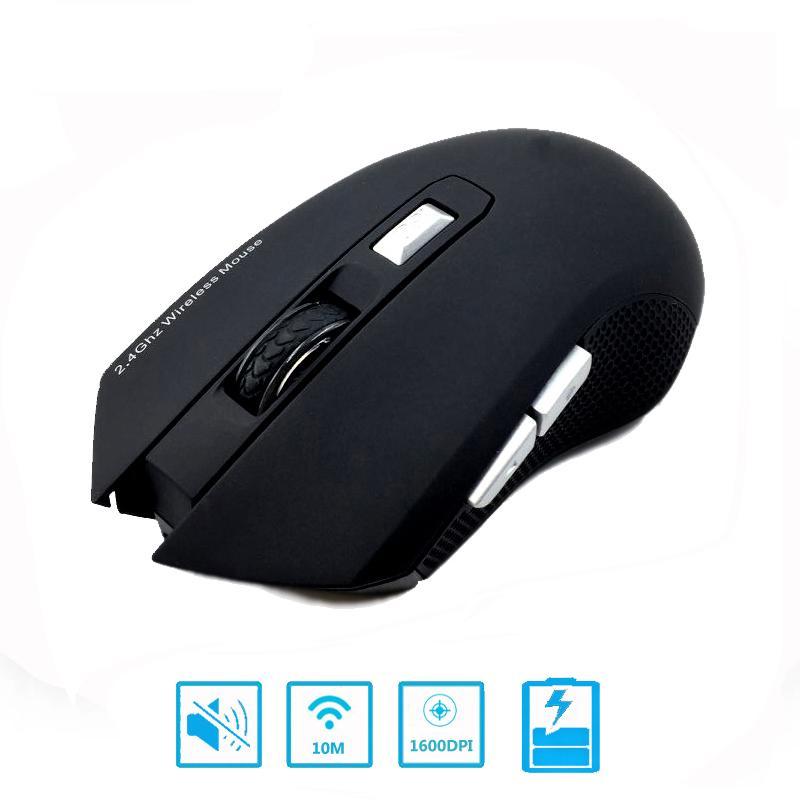 2.4G Rechargeable Wireless 6D Silent Button Mouse