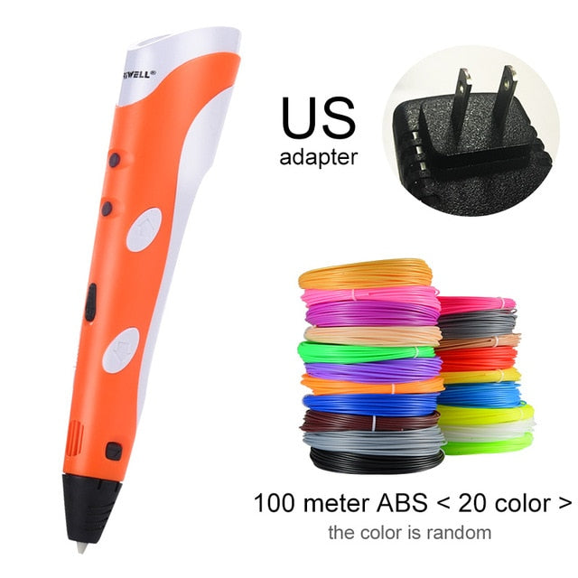 Myriwell 3D Pen with ABS/PLA Filament