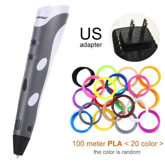 Myriwell 3D Pen with ABS/PLA Filament