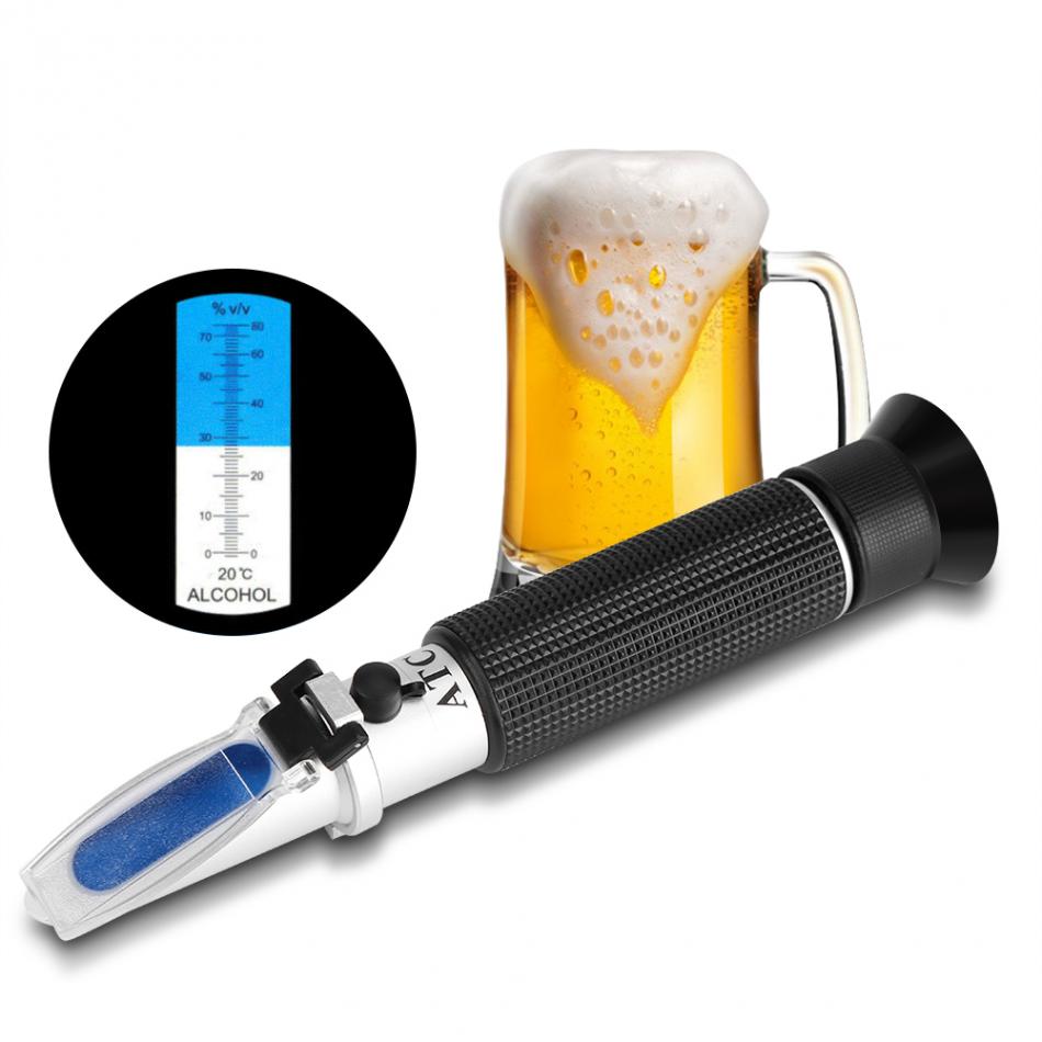 Professional Handheld Alcohol 0-80% Test Refractometer