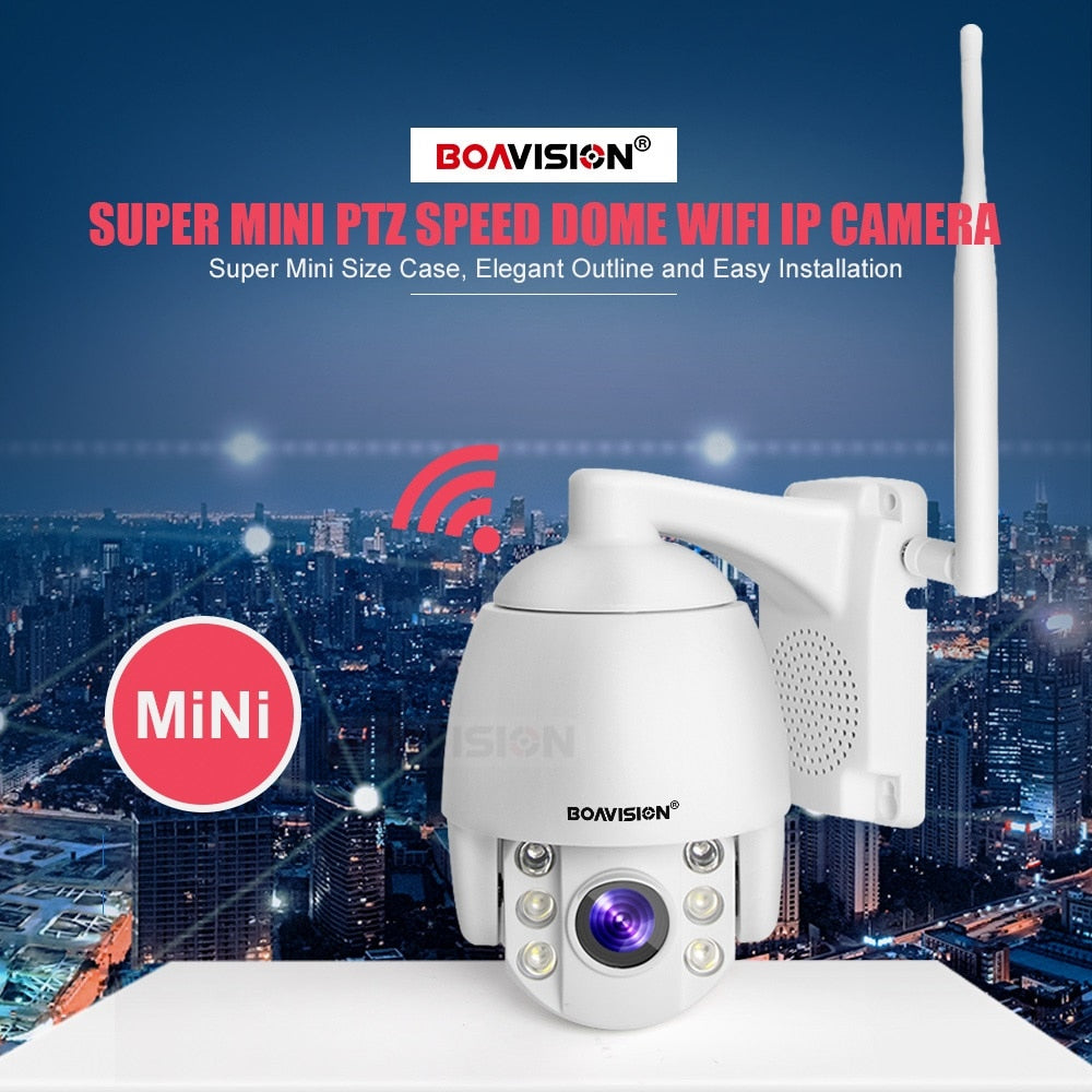 Micro 2.5 Inch Speed Dome WiFi 1080P IP Security Camera