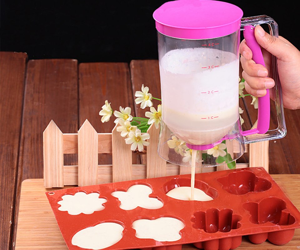 DIY Batter Dispensing Mixer Container