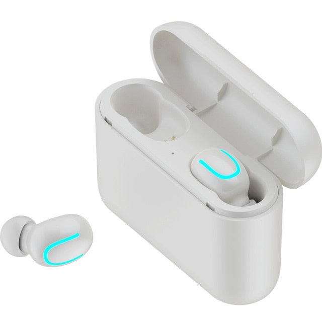 Bluetooth 5.0 IPX5 Waterproof Handsfree Earbuds with Free Charge Box