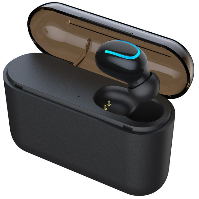 Bluetooth 5.0 IPX5 Waterproof Handsfree Earbuds with Free Charge Box