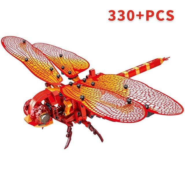 Red Dragonfly Building Blocks Set - 330 Pieces