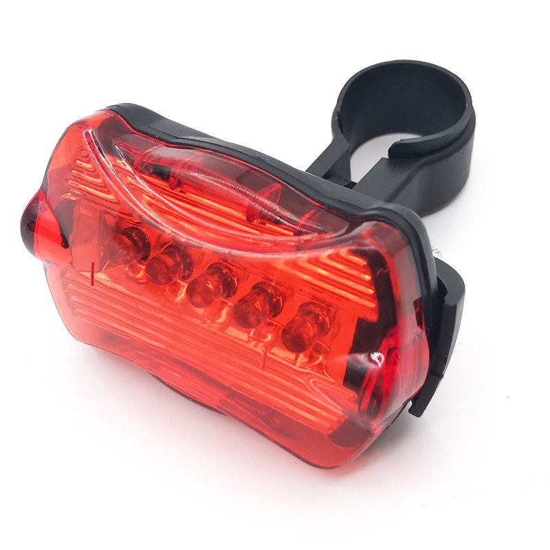 Ultra Bright 5 LED Waterproof Front & Rear Bicycle Lights