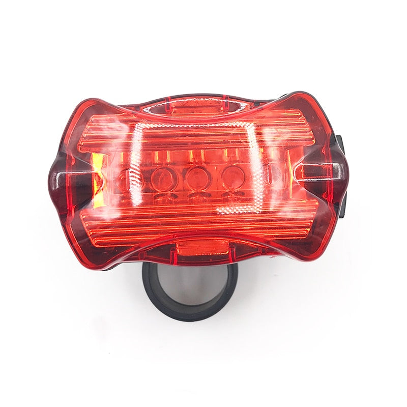 Ultra Bright 5 LED Waterproof Front & Rear Bicycle Lights