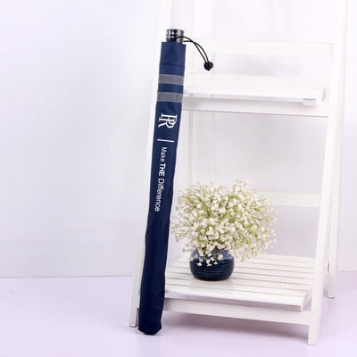 Ultra-Light Aluminum Glass Fiber Light Reflective Long Handle Umbrella