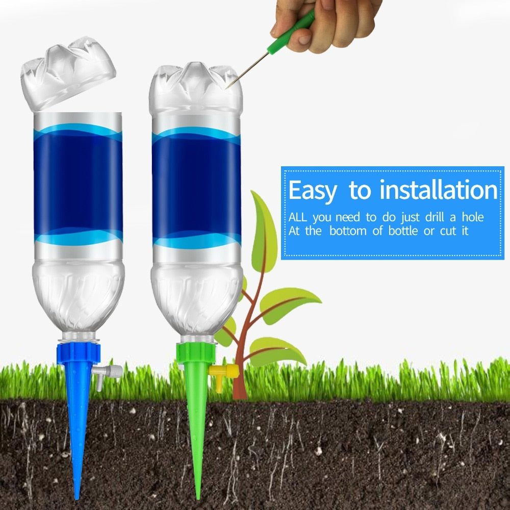 12 Piece: Adjustable Self Automatic Watering Irrigation System