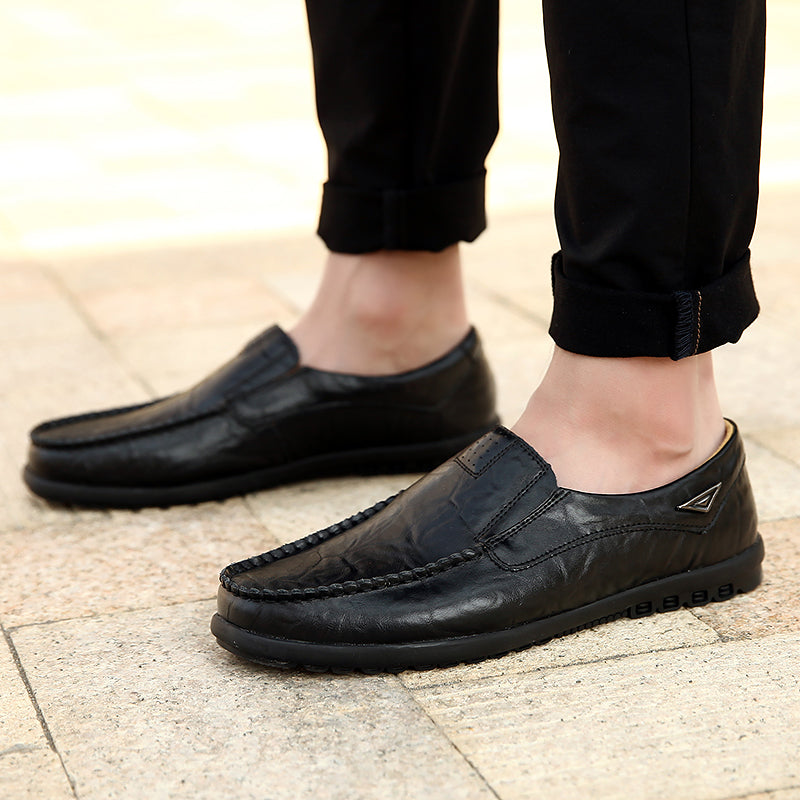 Men's Casual Business Leather Extra Comfort Moccasin Slip-Ons