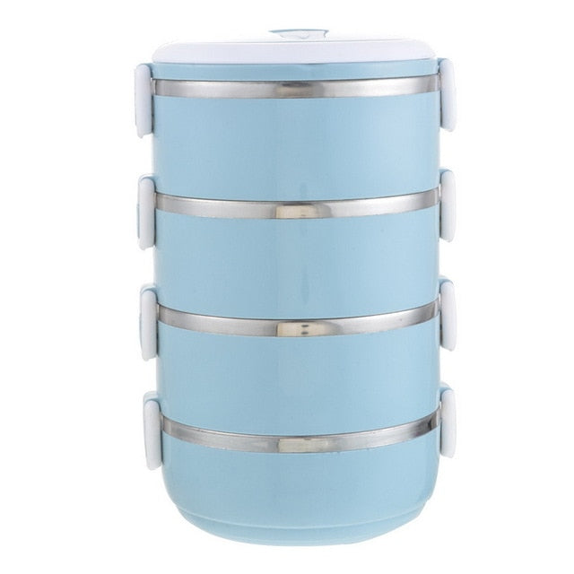 Stainless Steel Insulated Portable Thermal Leakproof Lunchbox