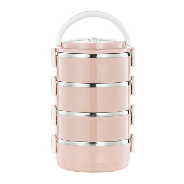 Stainless Steel Insulated Portable Thermal Leakproof Lunchbox