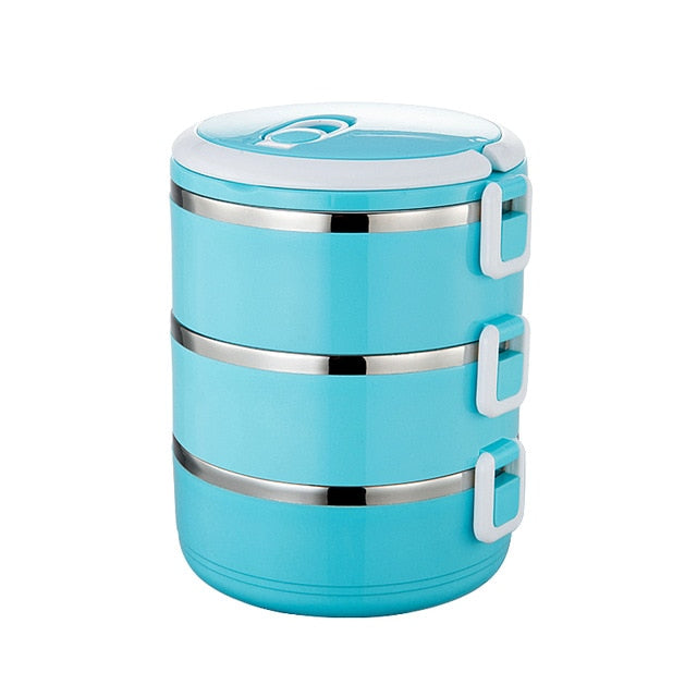 Stainless Steel Insulated Portable Thermal Leakproof Lunchbox