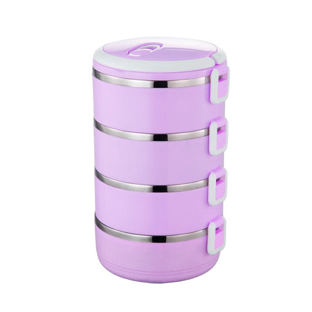 Stainless Steel Insulated Portable Thermal Leakproof Lunchbox