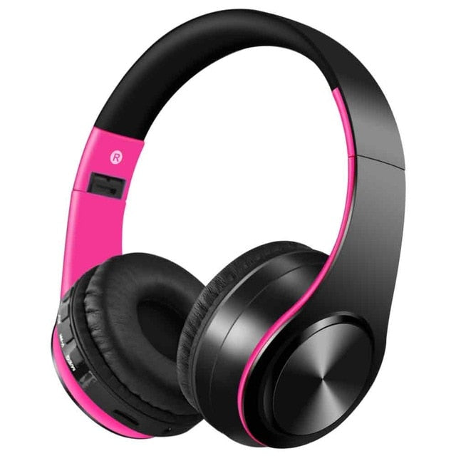 Wireless Bluetooth Foldable Hi-Def Headphones with Microphone