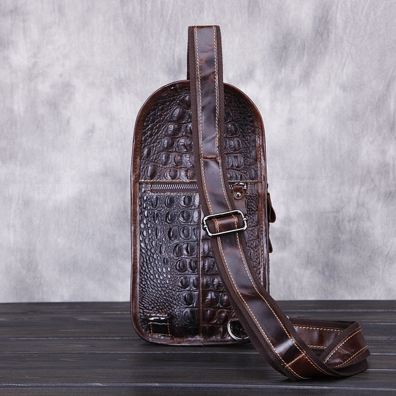 Vintage Luxury Leather Shoulder Sling Bag