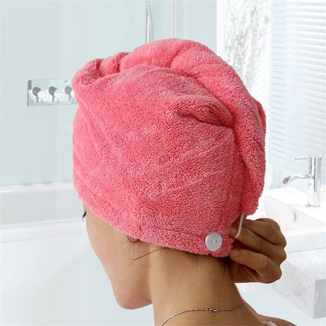 Women's Microfiber Hair Head Towel