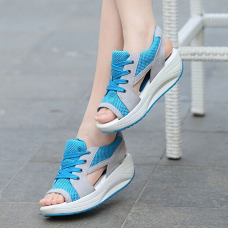 Women's Casual Mesh Breathable Platform Sandals