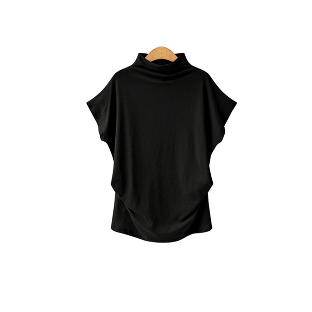 Women's Short Sleeve Batwing Loose Fit Top