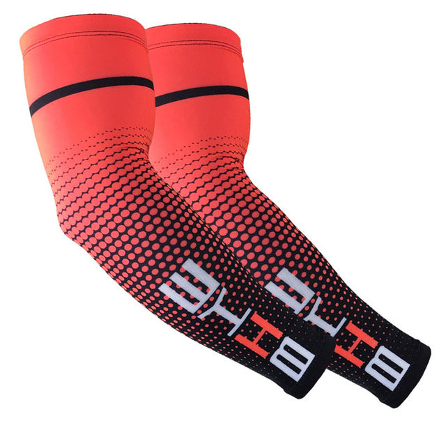 UV Protection Compression Support Sport Arm Sleeves