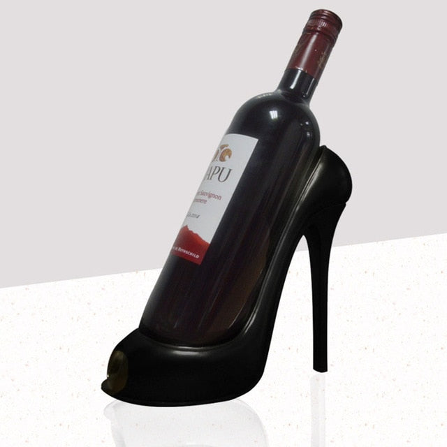 Stylish High Heel Shoe Wine Bottle Holder