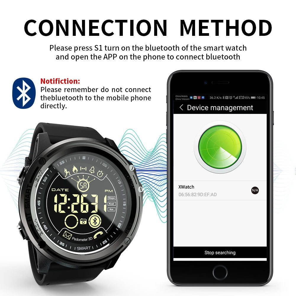 IP68 Waterproof Professional Fitness Smart Watch