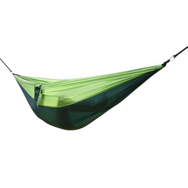 Portable Nylon Parachute Double Camping Hammock
