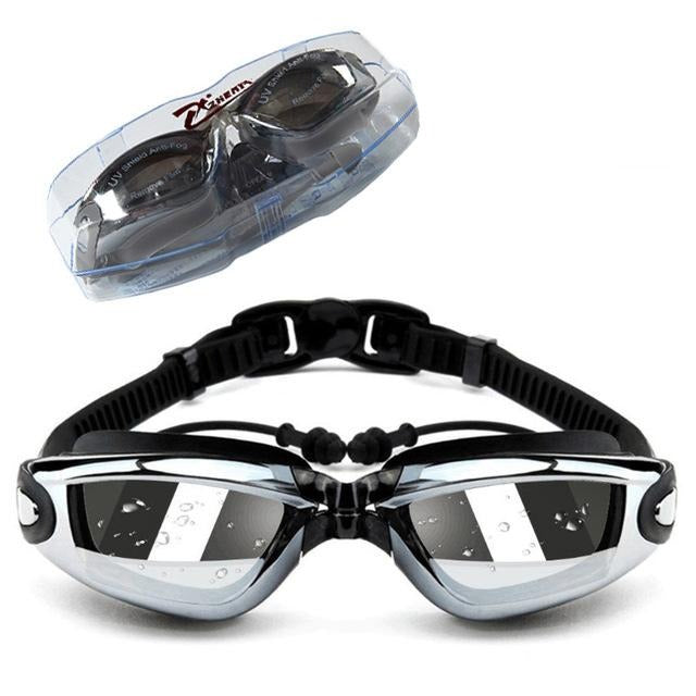 Myopia Anti-Fog UV Optical Prescription Swimming Goggles