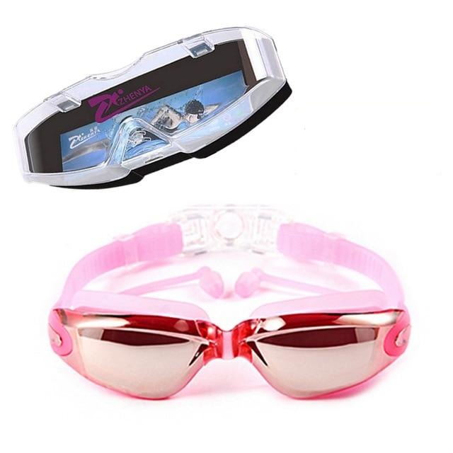 Myopia Anti-Fog UV Optical Prescription Swimming Goggles